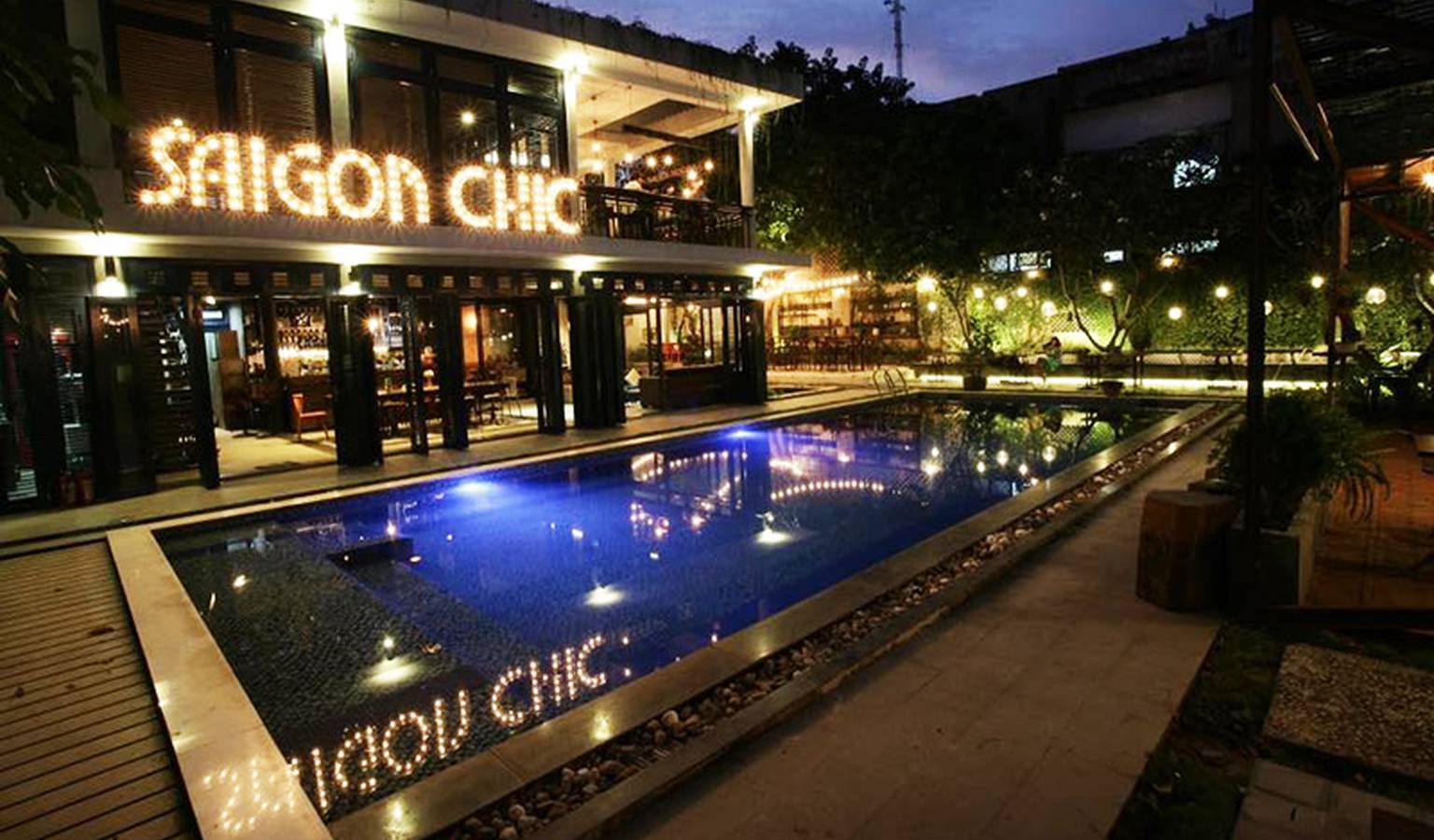 Saigon Chic - Nơi tổ chức sự kiện ngoài trời lý tưởng